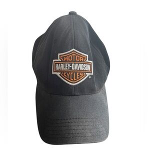Harley-Davidson embroidered front & back logos trucker ball cap unisex